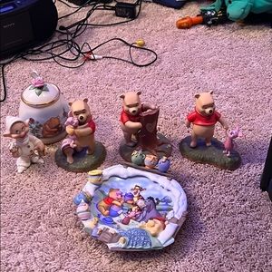 Disney Winnie the Pooh statues